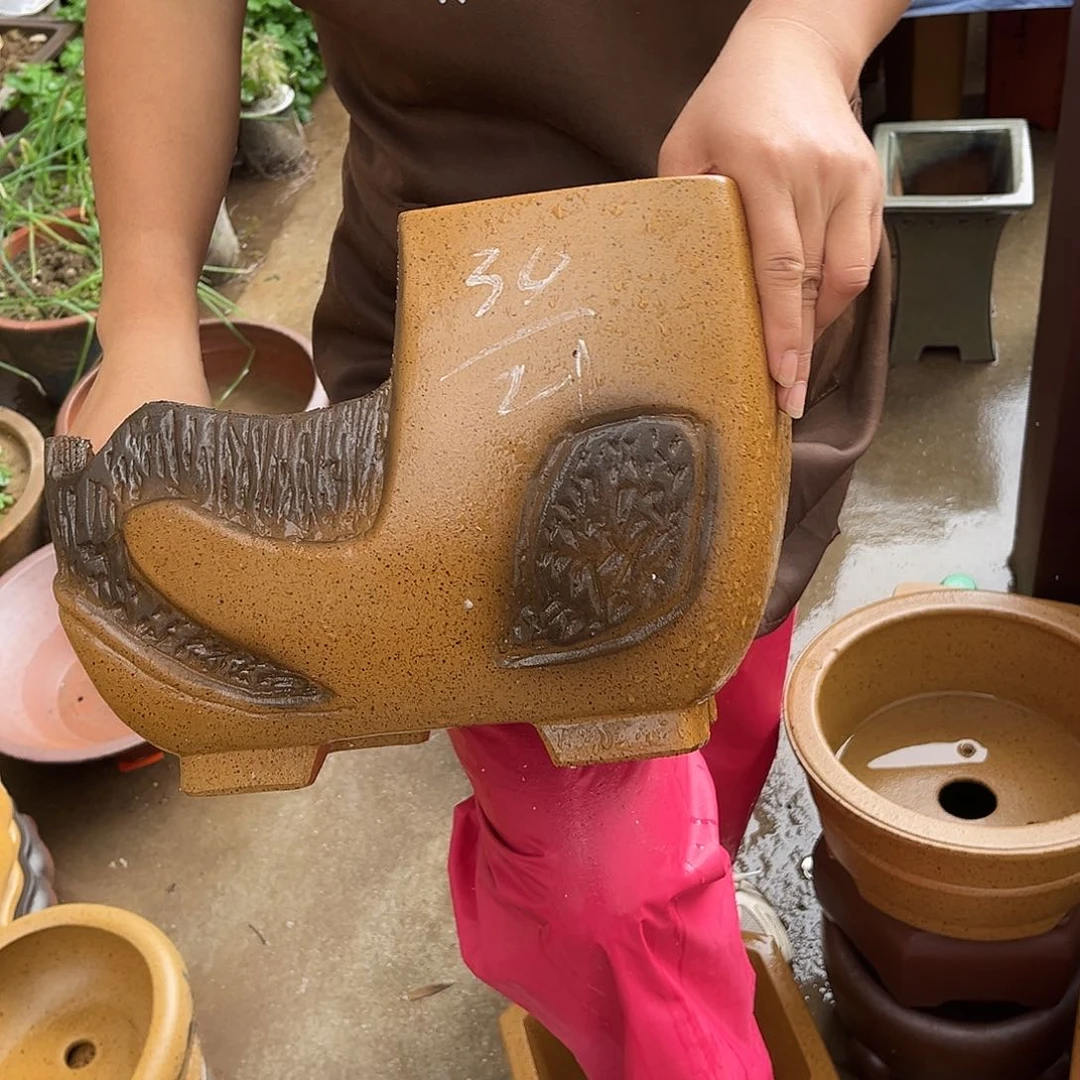 紫砂花盆盆景艺术