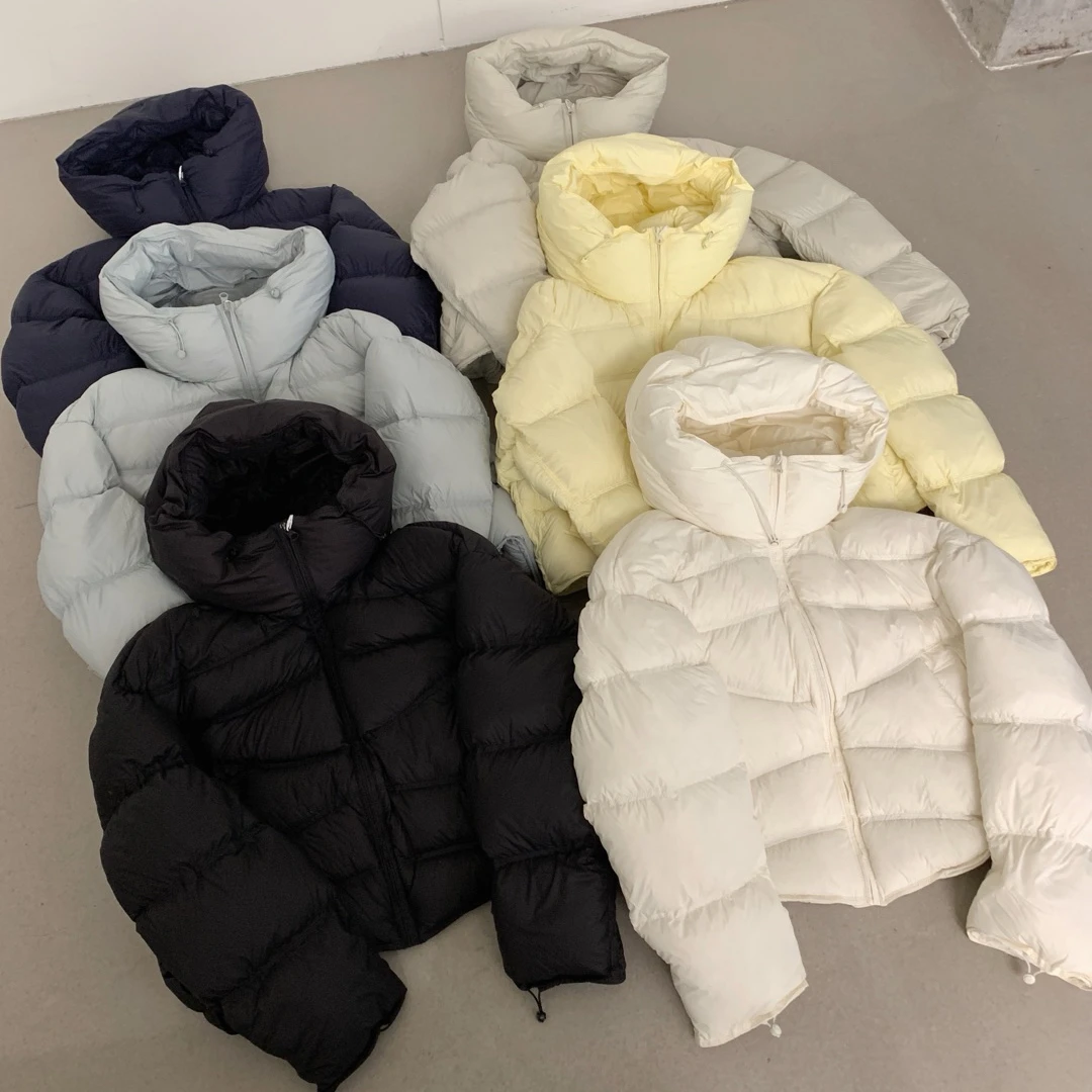 LOVELY冬上新连帽拉链抽绳时尚保暖羽绒服外套R065