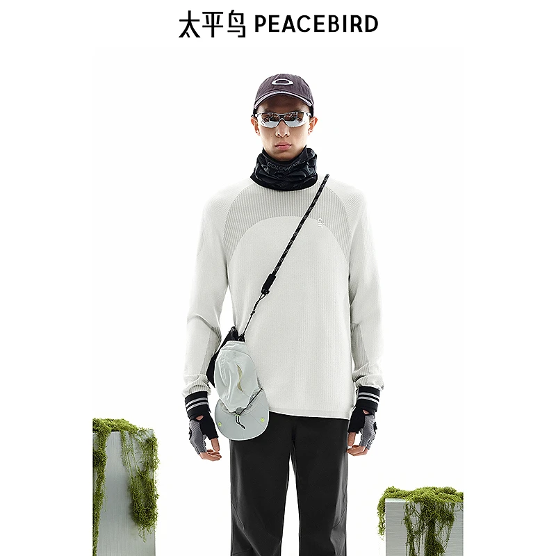 【商场同款】太平鸟男装毛衣冬季运动肌理感针织衫 B2EBE4154