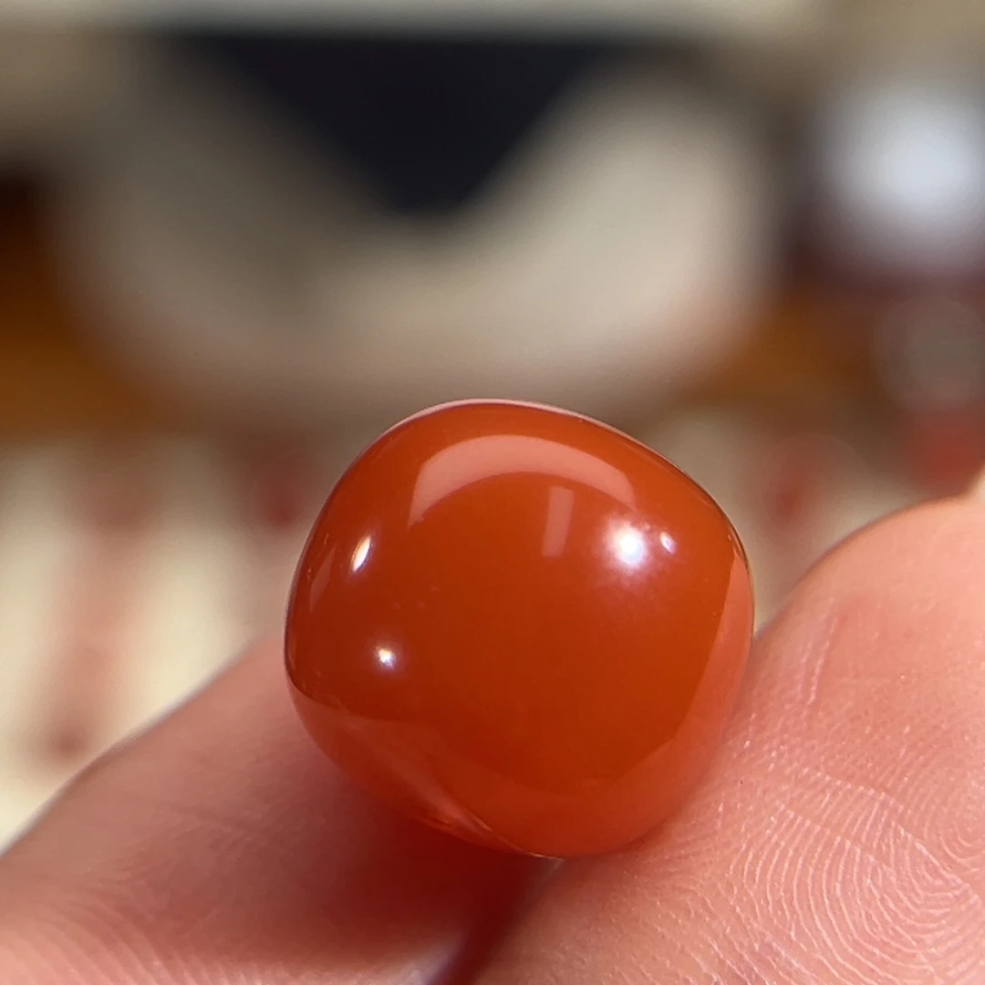 南红玛瑙未镶嵌老型珠 13x12mm