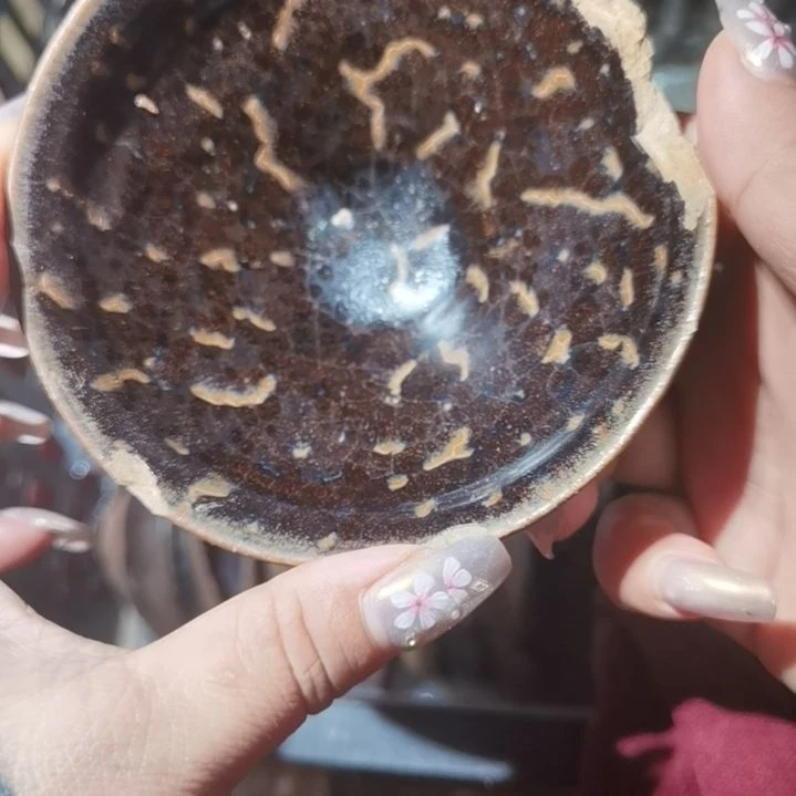 见***茶茶盏建盏茶杯可以喝茶
