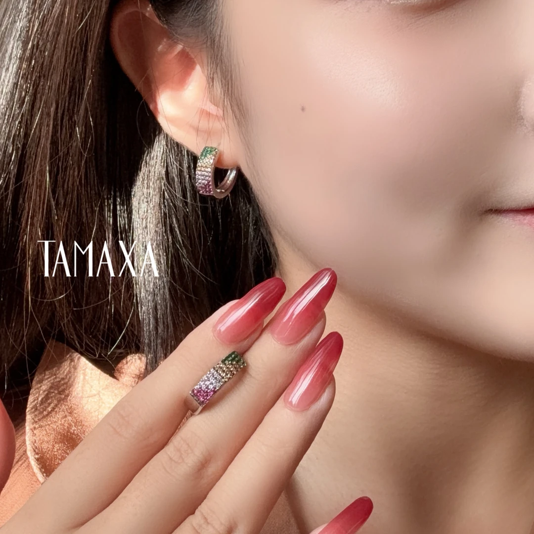 925银银制品 Tamaxa纯银耳环