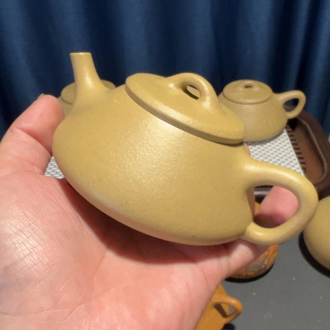 茶壶紫砂梨皮微微瑕任瓢