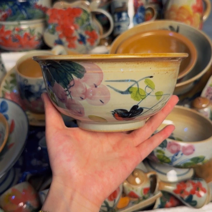 瓷片景德镇陶瓷手工手绘