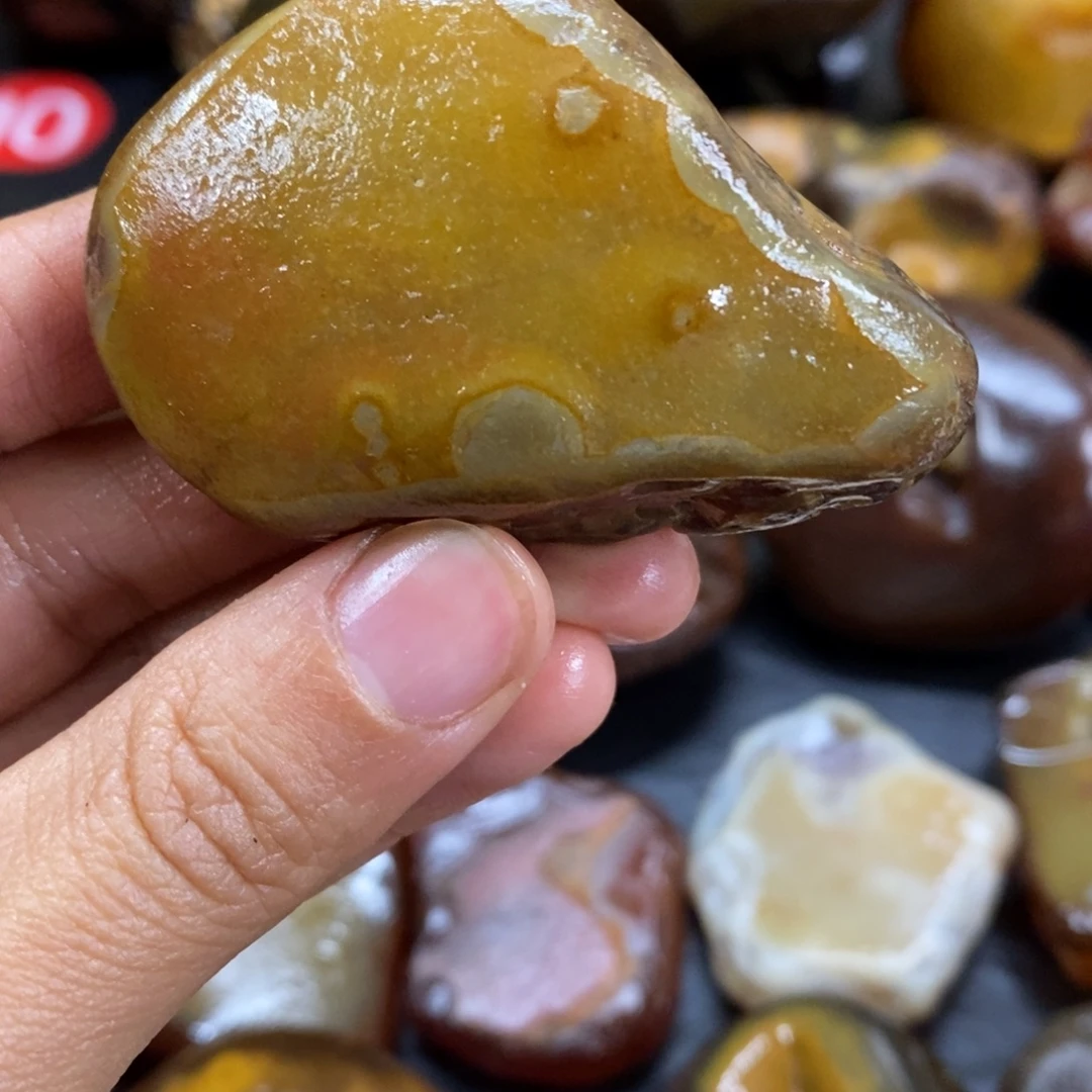 玛瑙/玉髓未镶嵌手把件