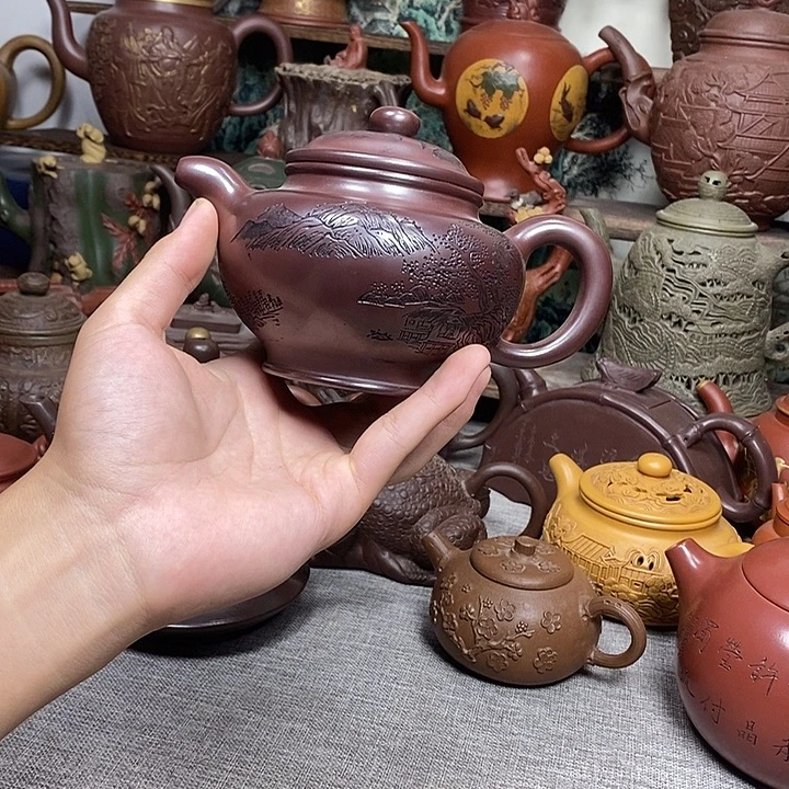 茶壶紫砂宜兴紫砂壶工艺品