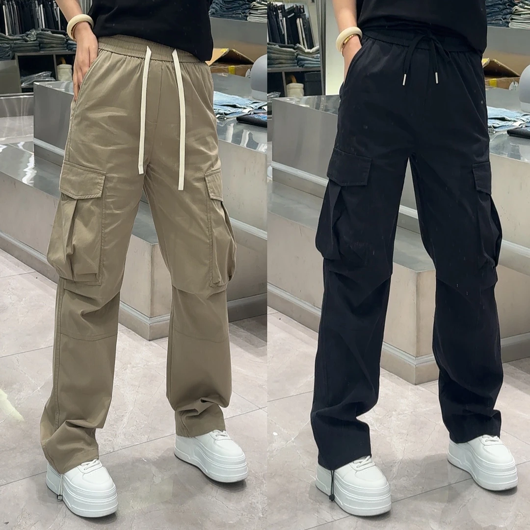 【华尔街名品】2025春季水洗做旧复古工装薄款多口袋美式运动-2558