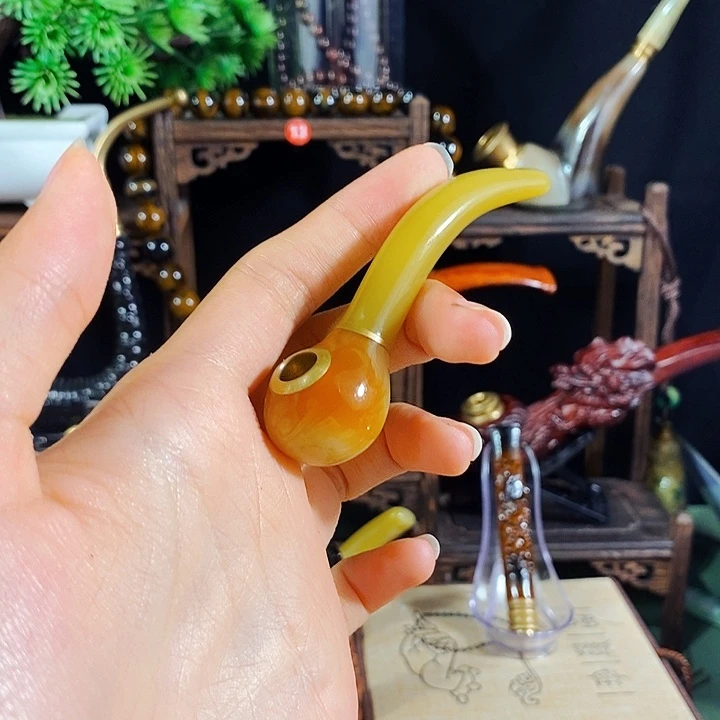 高端定制金丝楠烟嘴