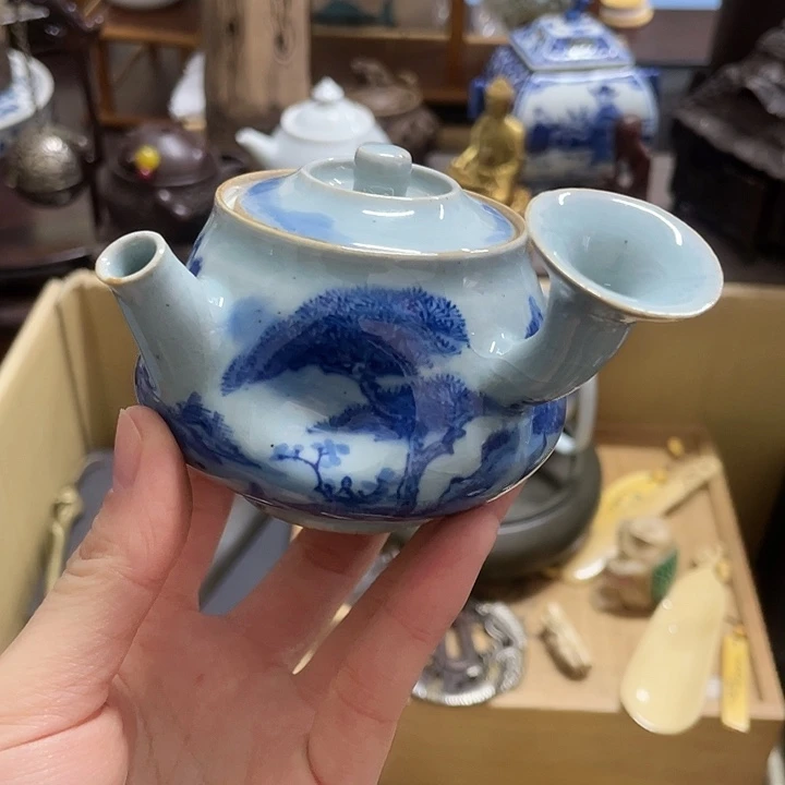 瓷中古工艺品摆件