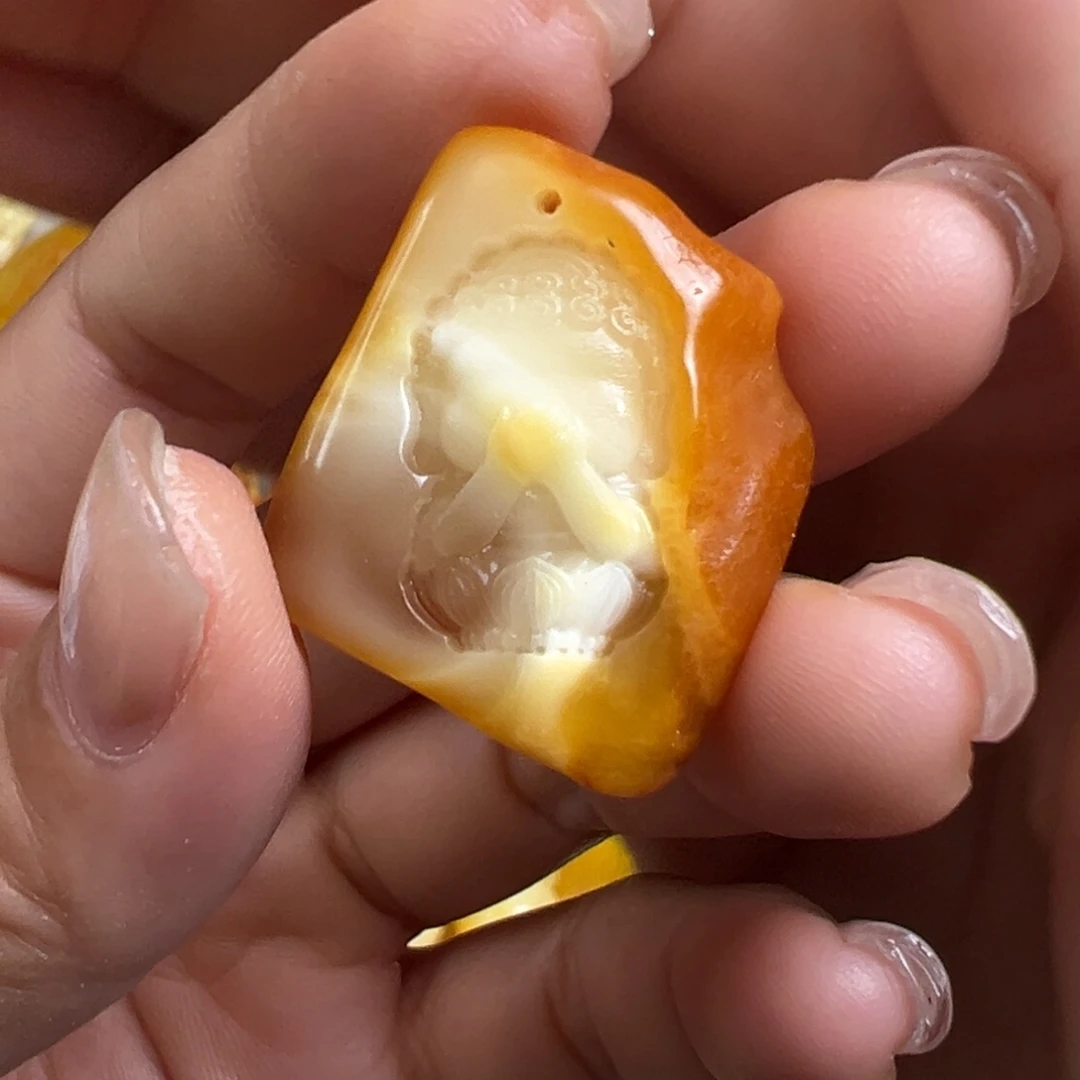 裸石蜜蜡未镶嵌微瑕