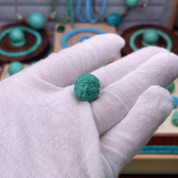 精品象神雕刻珠卡13mm