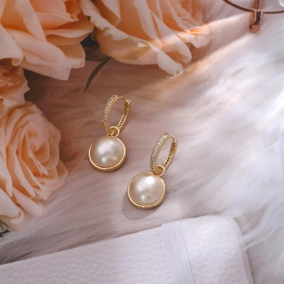 铜合金耳饰 《货号8464》气质时尚百搭吊坠耳环