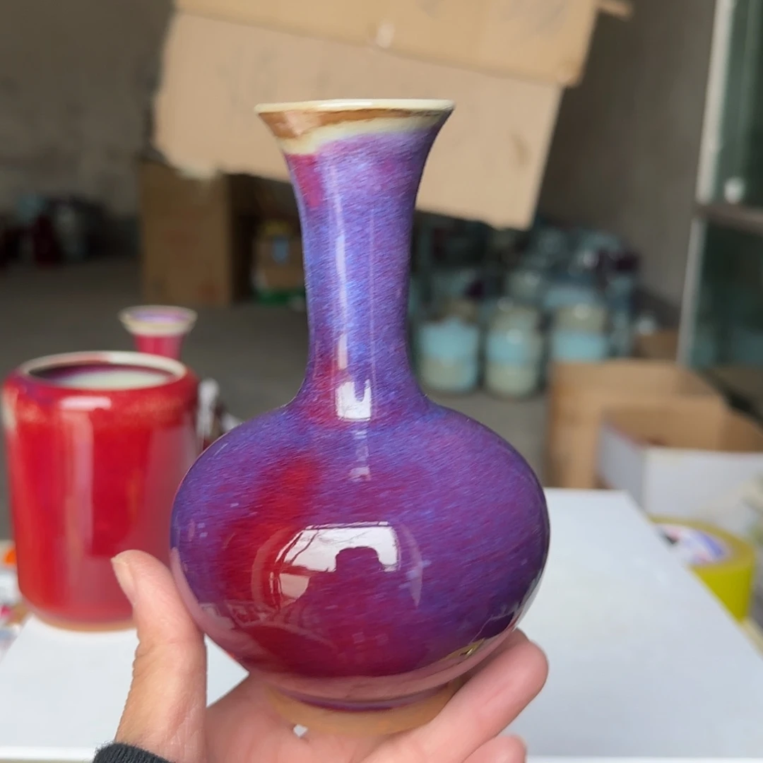 陶摆件郑家钧瓷摆件微瑕