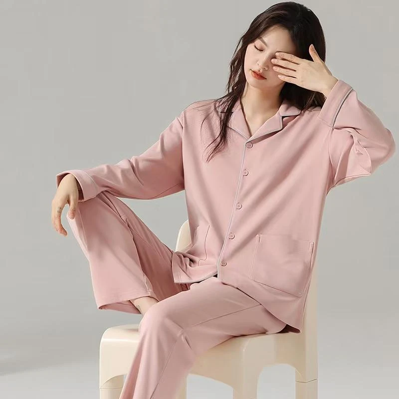长袖家居服（清01-清1000）断码男女套装长袖家居服睡衣甜美秋春