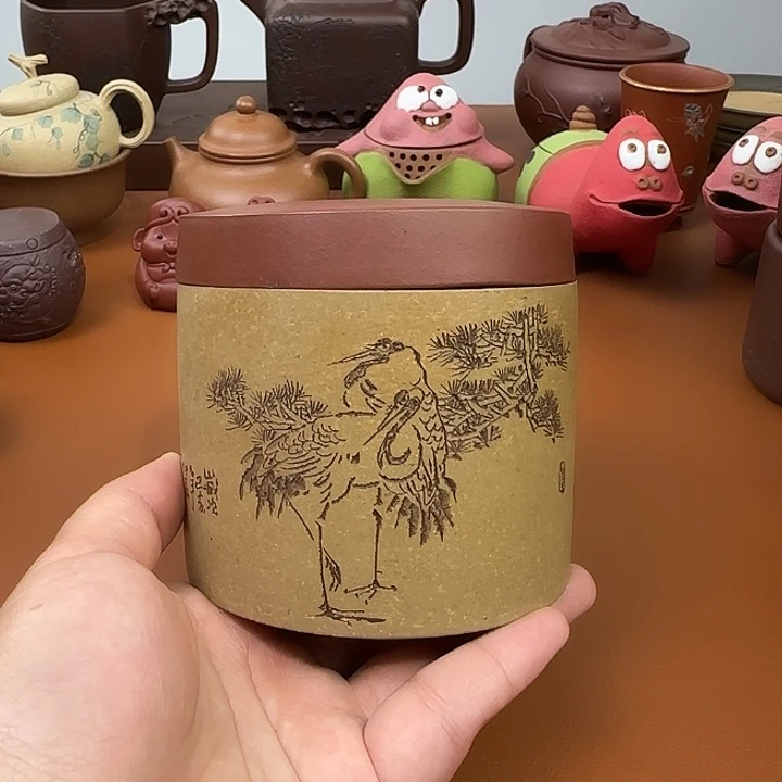 宜兴紫砂瑕疵茶叶罐