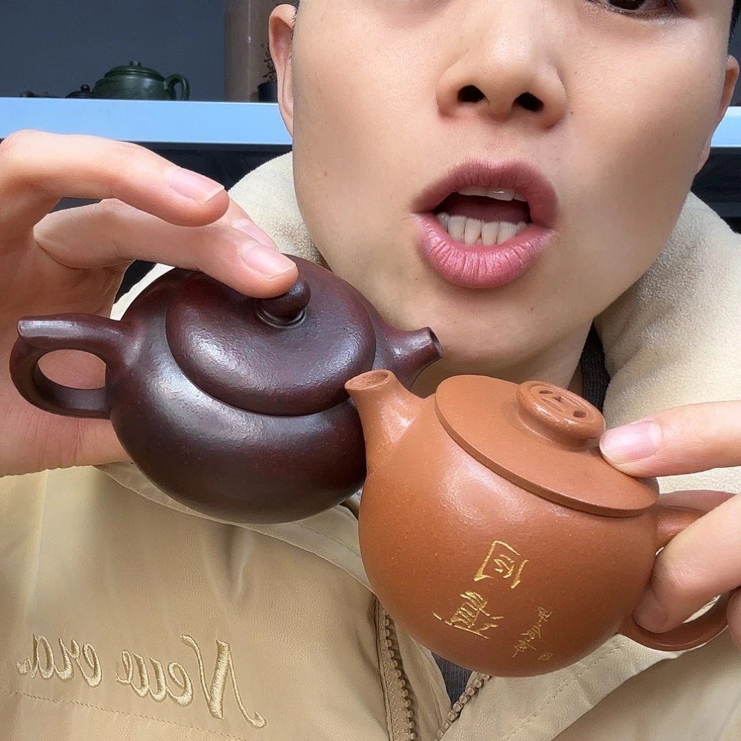 紫砂茶壶民间手艺人全手工制作