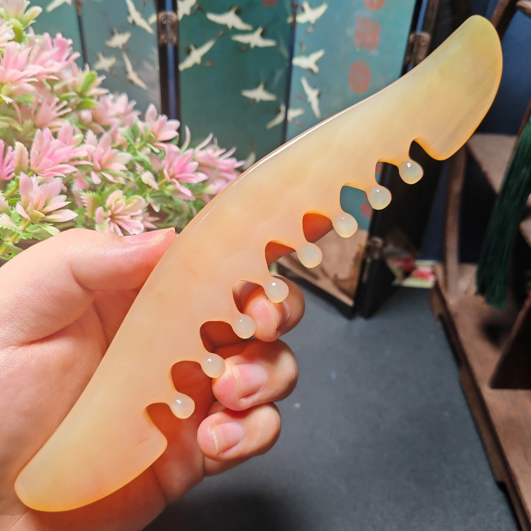 板娘专享 羊角一体水滴擀筋按摩器-423