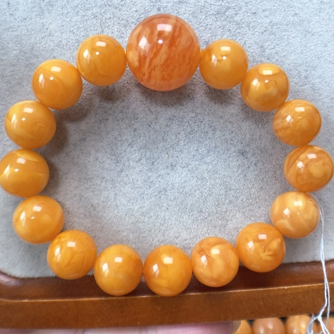 蜜蜡未镶嵌手串蜜蜡