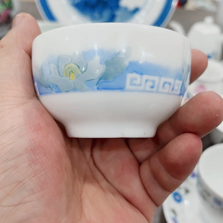 杯用****6釉下五彩的瓷器和瓷器