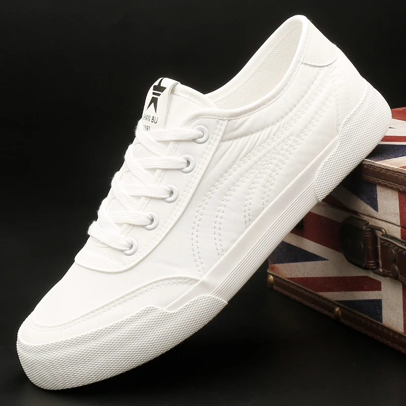 25108m春季低帮系带布鞋复古潮流时尚薄款男士夏季透气百搭板鞋