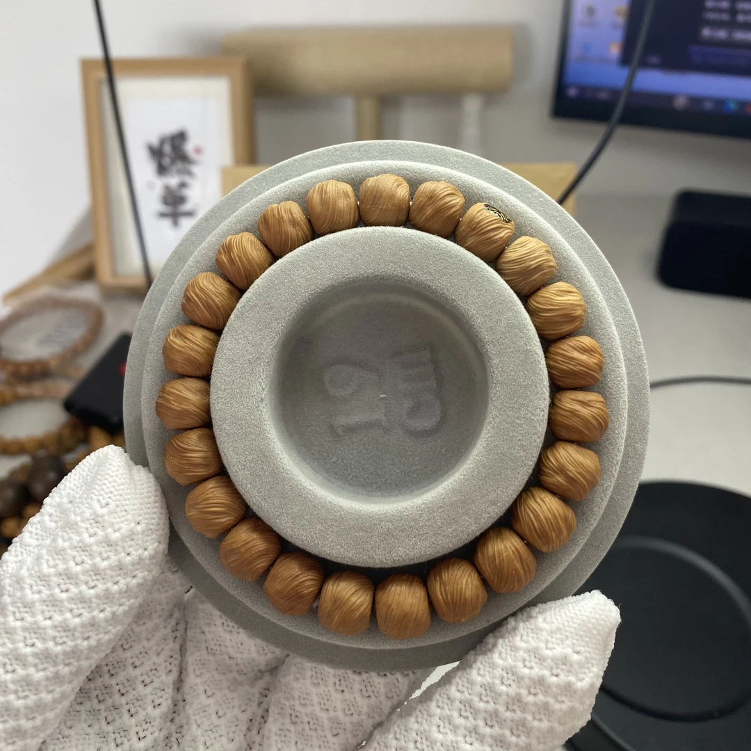 《单标鬼印》精工猴头核桃手串 全品