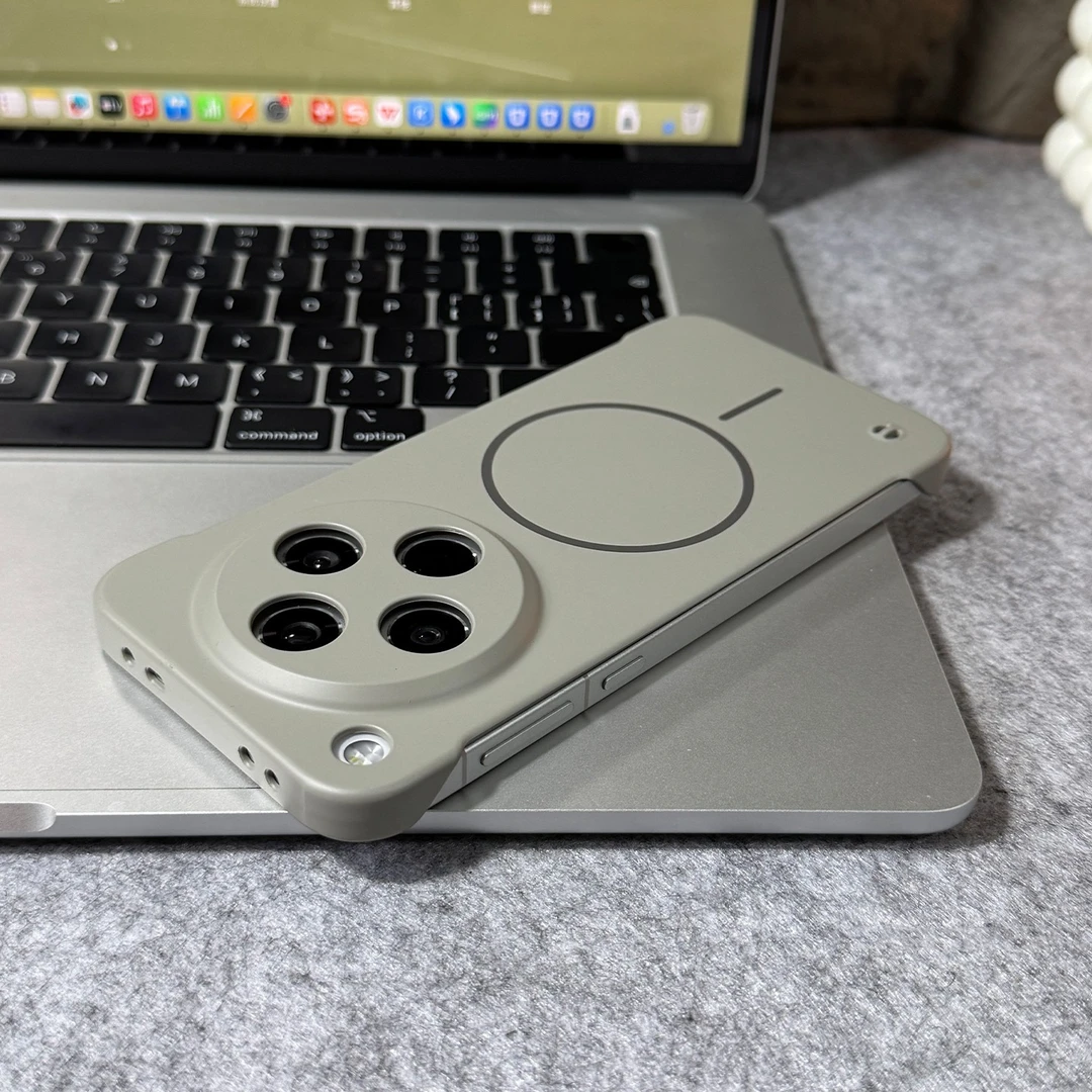 新款无边框适用oppofindx8s手机壳超薄findx8磁吸findx7ultra硬壳