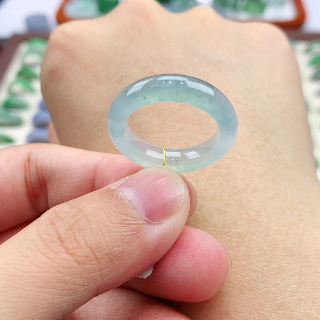 未镶嵌戒指翡翠16-17号