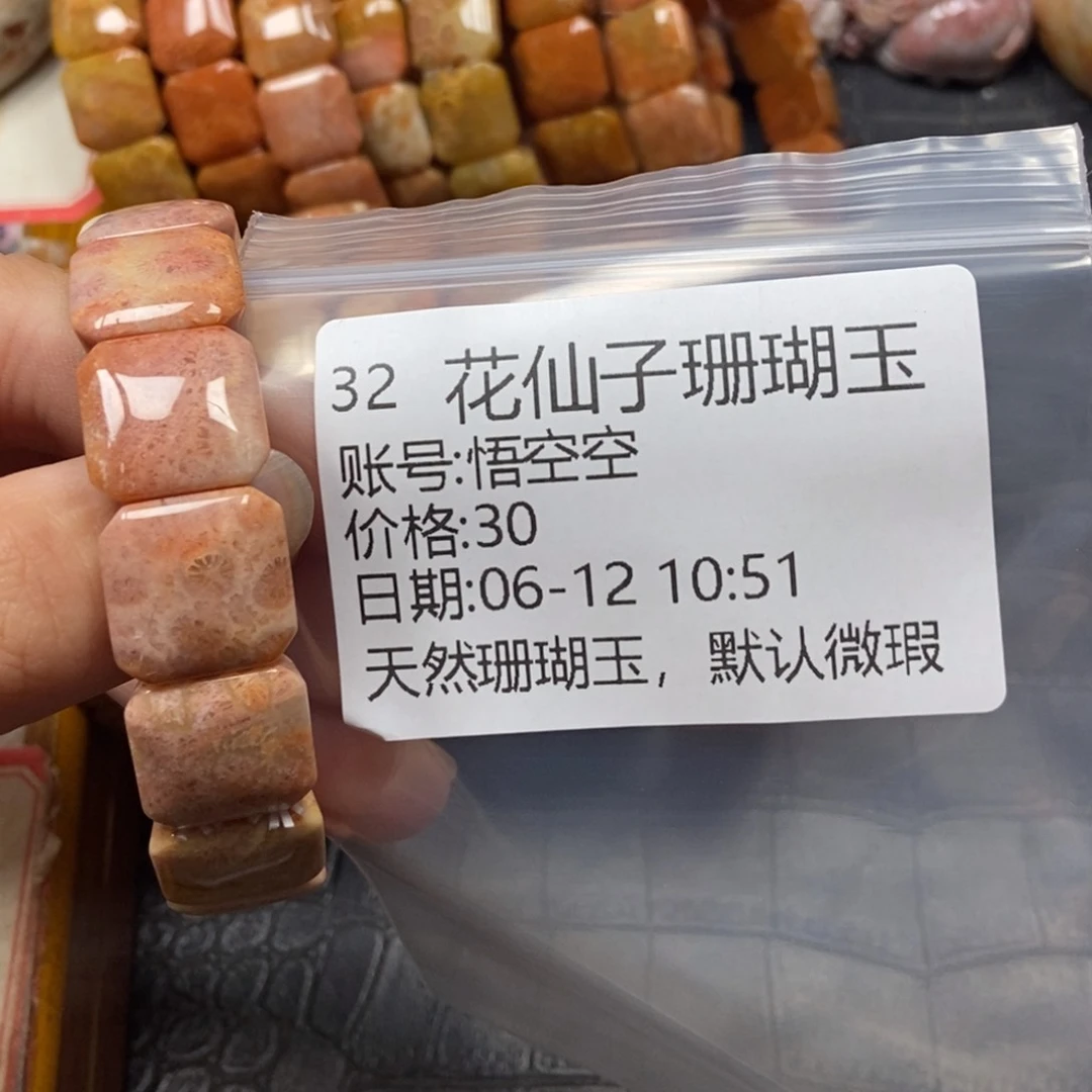 悟***空硅化珊瑚（珊瑚玉）硅化珊瑚玉合金32