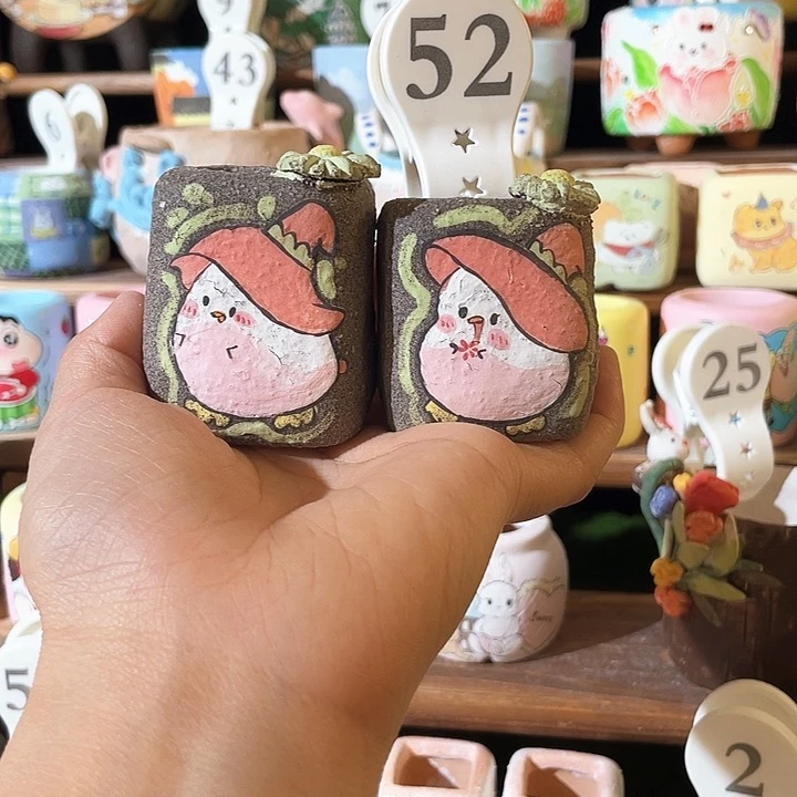 52……手工手绘花盆