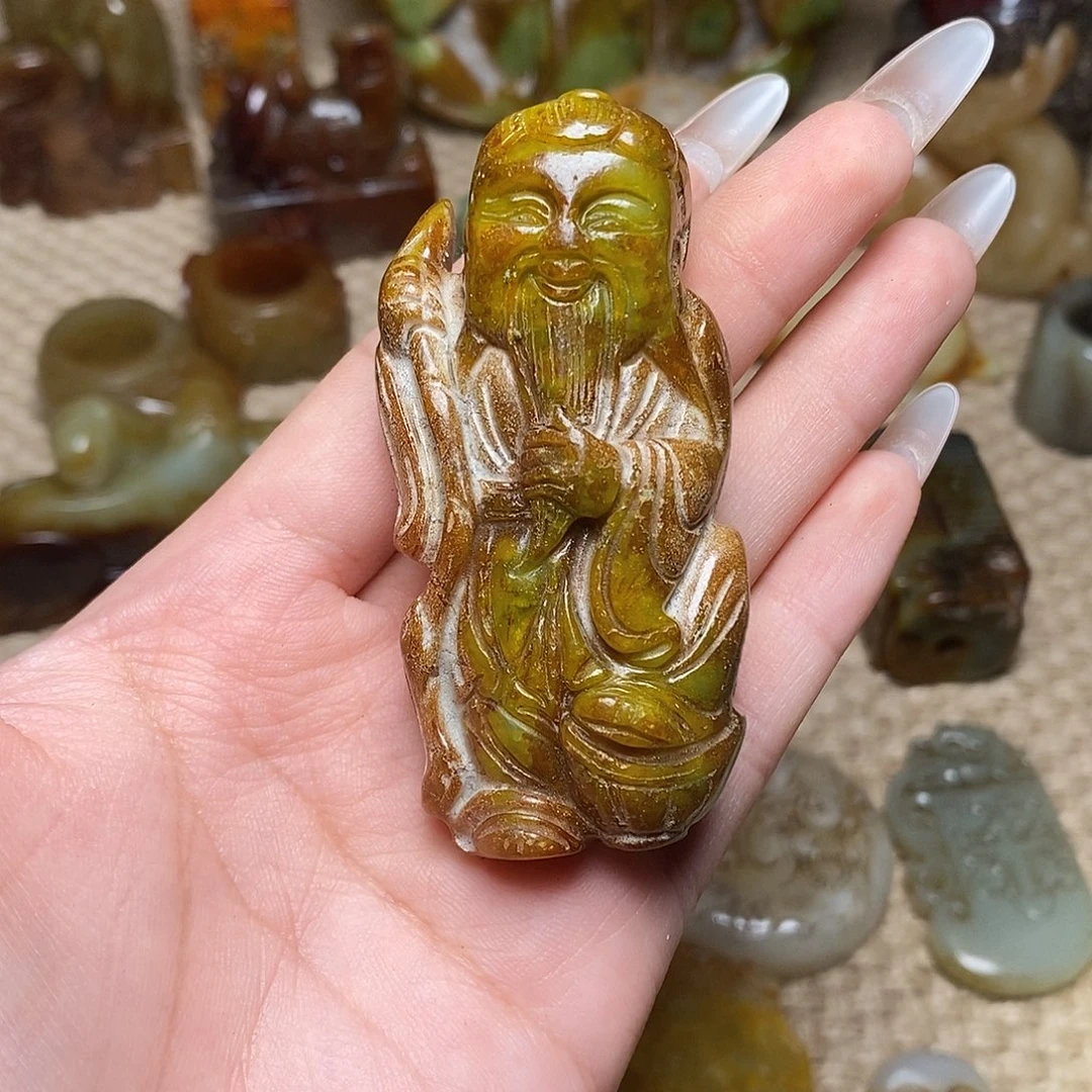 未镶嵌蛇纹石玉颈饰