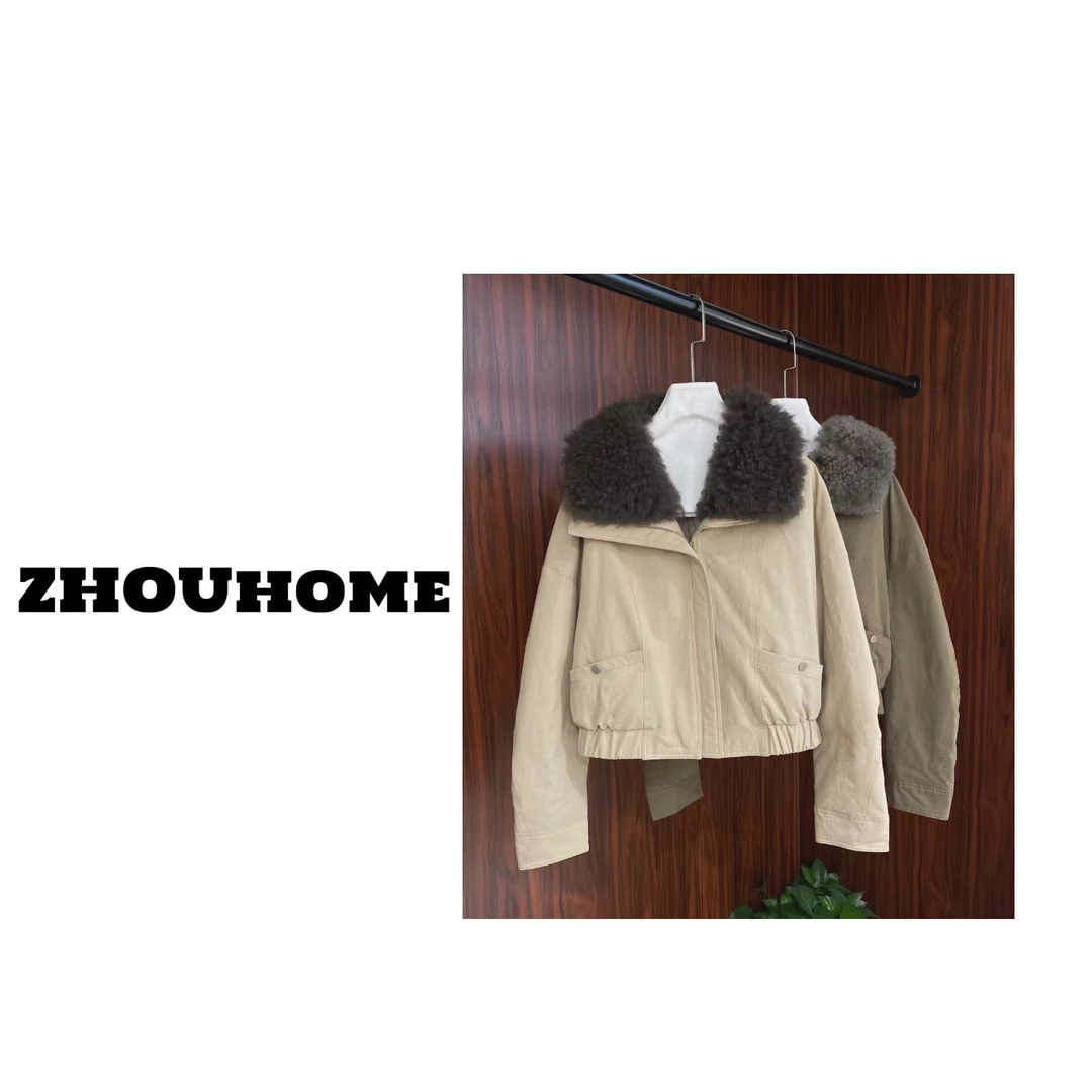 【周周服饰】90白鹅绒羽绒服外套冬季