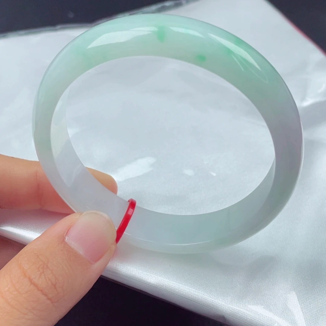 未镶嵌手镯翡翠5455正圈