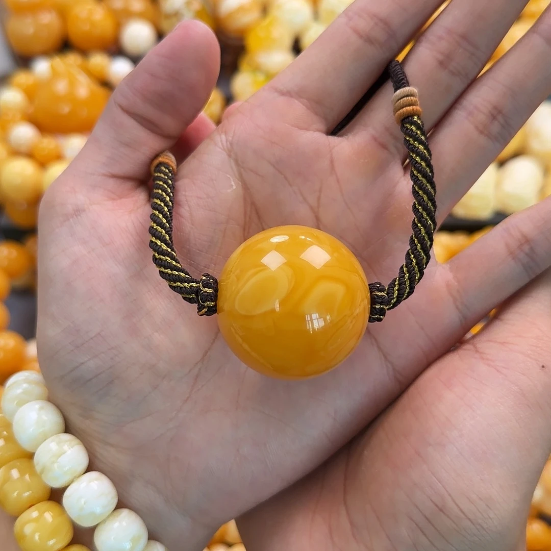 琥珀未镶嵌珠宝奇石36mm