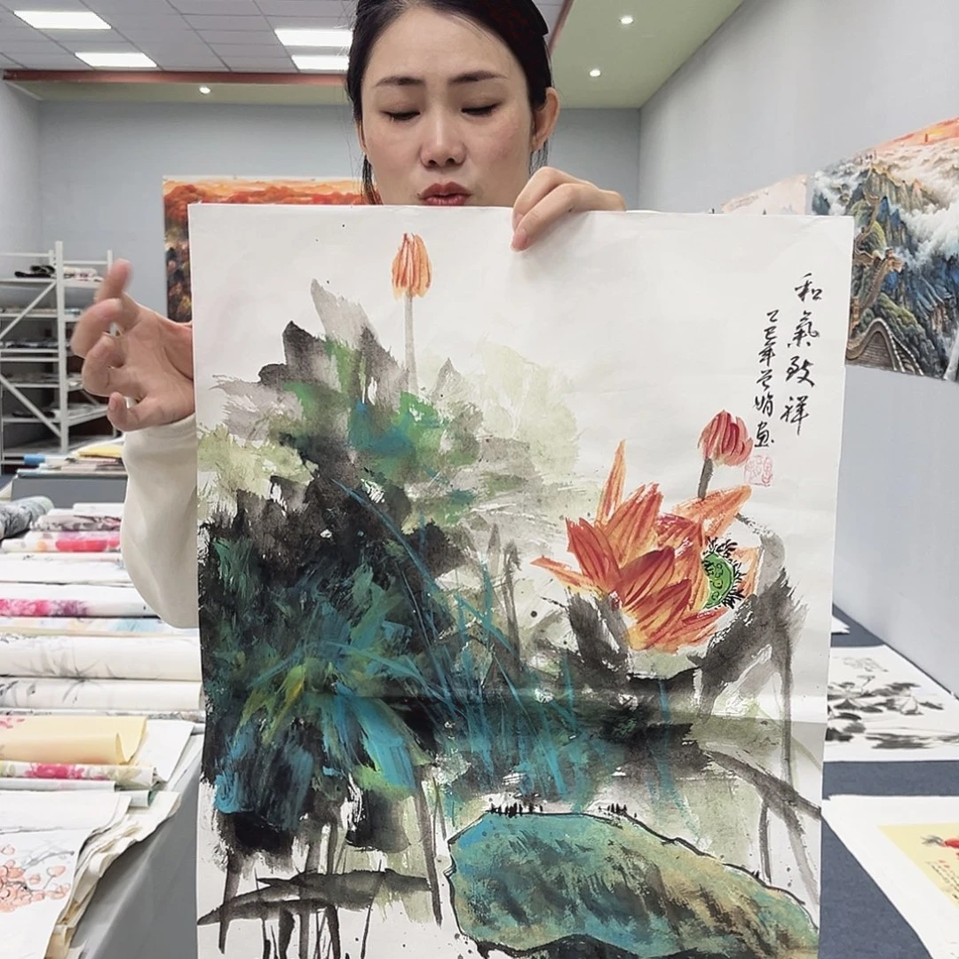 国画国画纯手绘作品