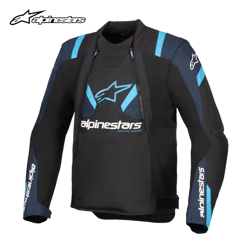a星alpinestars春夏季网眼骑行服T-STUNT侧拉链防摔透气机车服男
