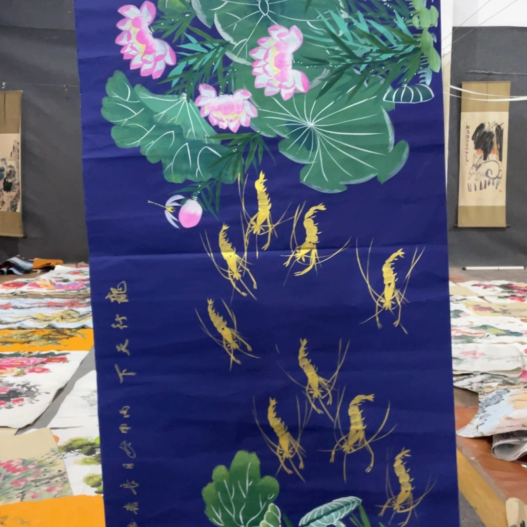 国画国画作品画心一张