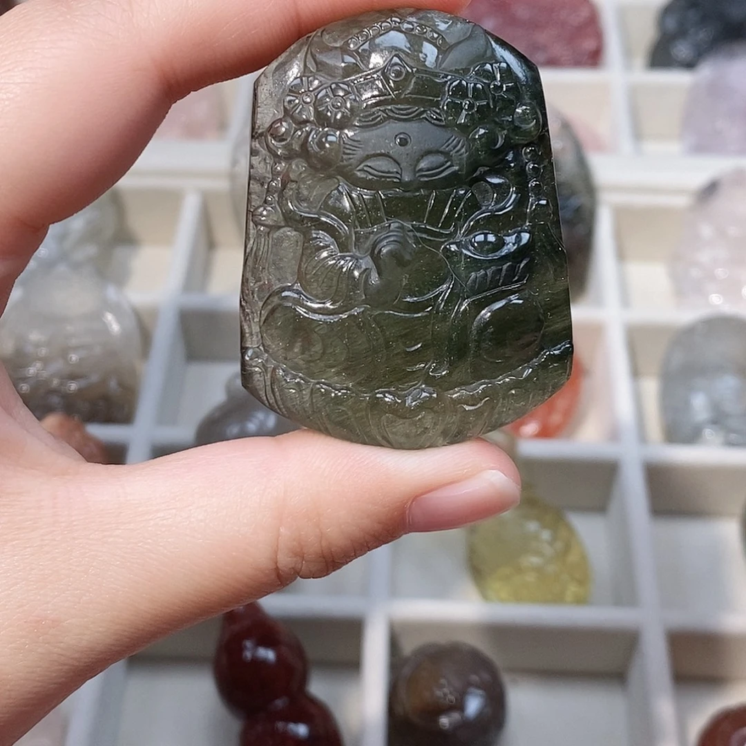水晶颈饰未镶嵌绿发