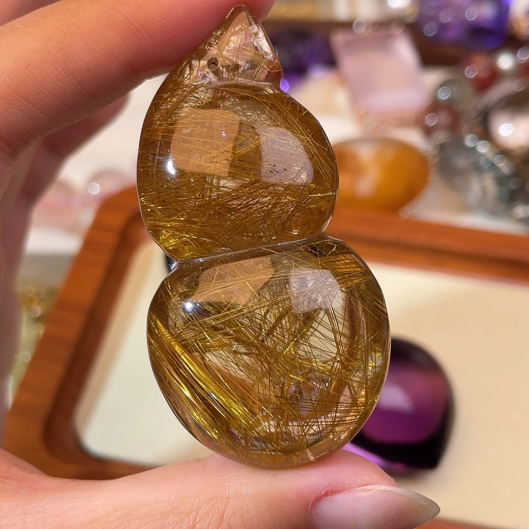 水晶手链未镶嵌k****?天然水晶吊坠557