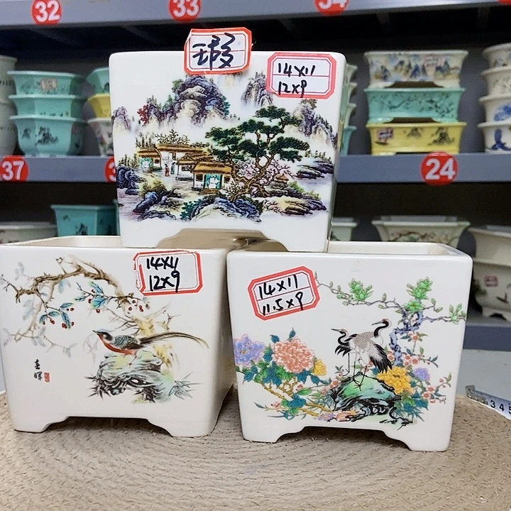 紫砂花瓶紫砂花盆