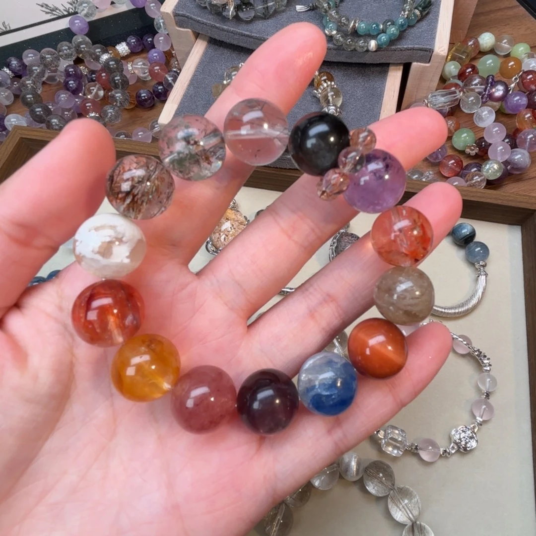 未镶嵌手链水晶天然水晶多宝水晶手串