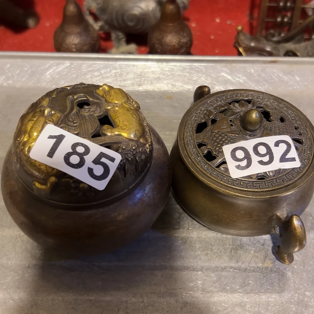 Z***O黄铜摆件，文房摆件