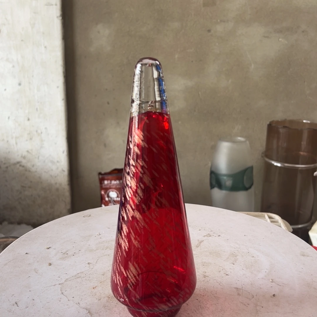 弘扬琉璃花器微瑕高度24