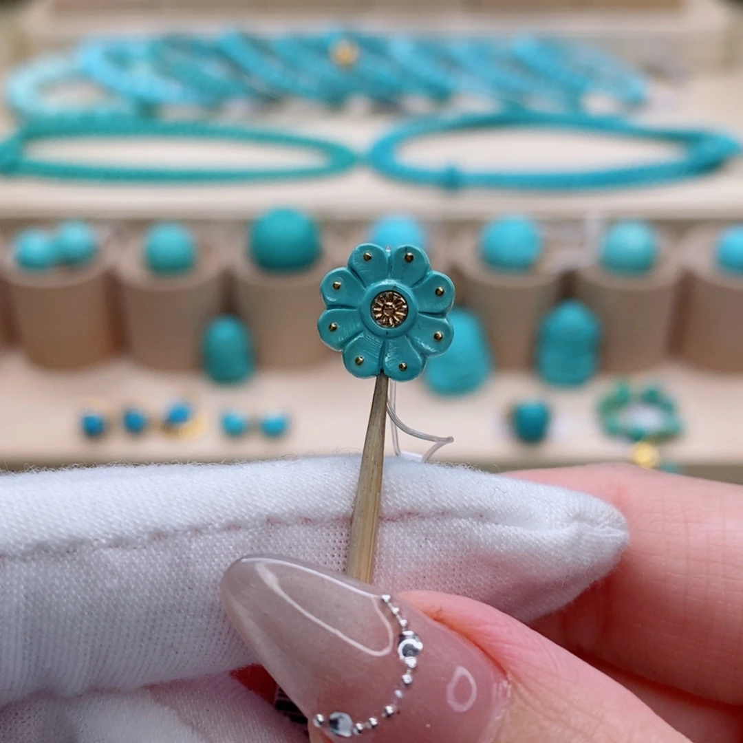 绿松石珠宝奇石未镶嵌