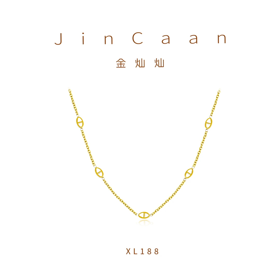 钛钢项链 【细猪鼻子】项链时尚简约气质精美小众百搭女生必备款