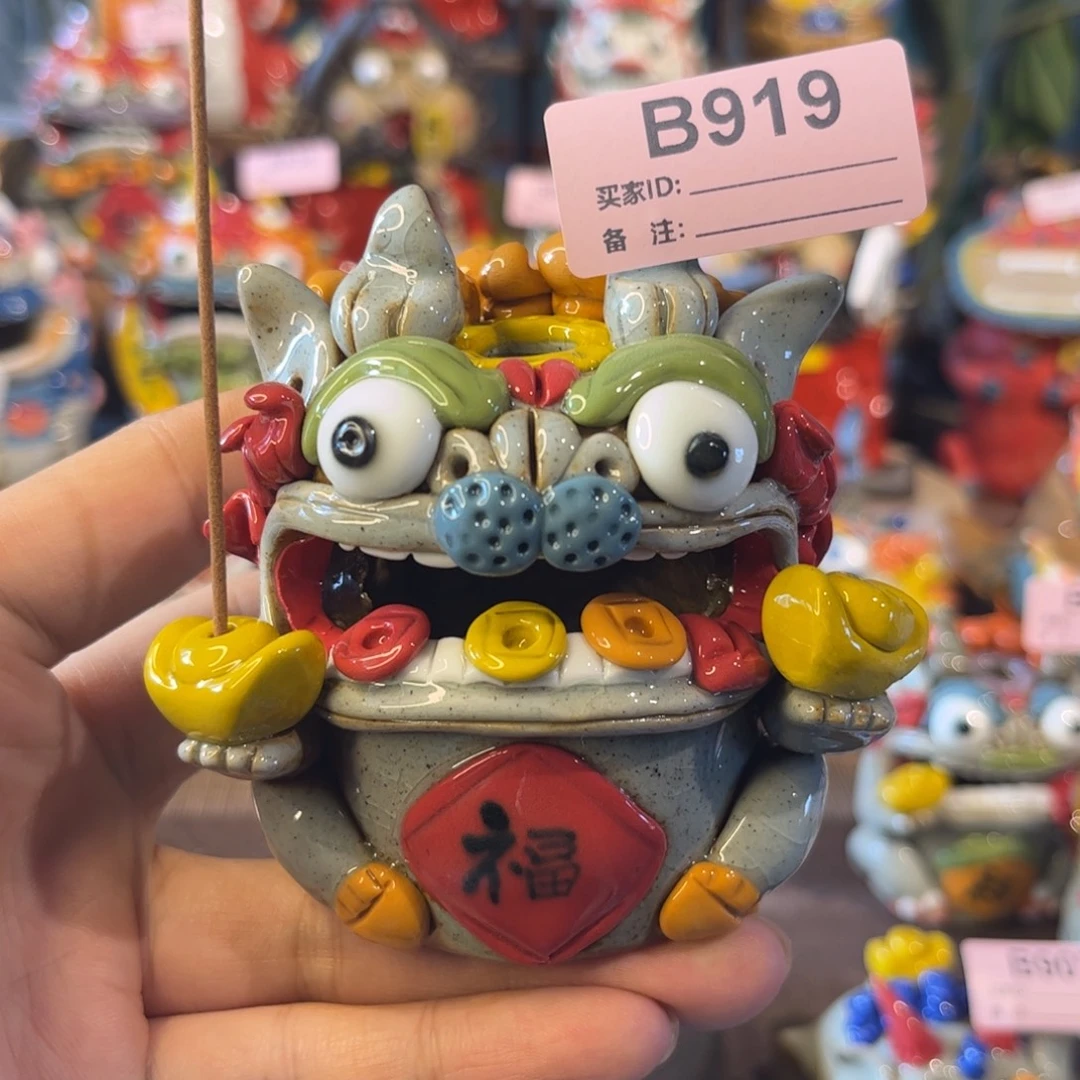 南***：泥塑纯手工茶宠摆件