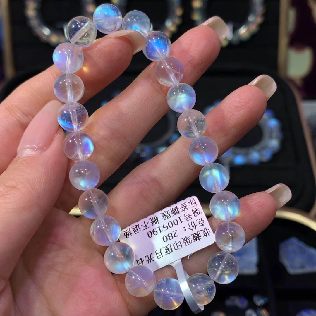 月光石手链8未镶嵌