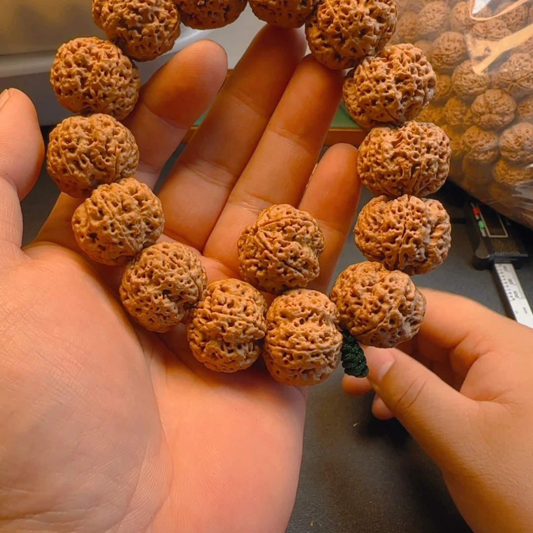 金刚菩提手串?***伙大金刚梅花超头24尺寸