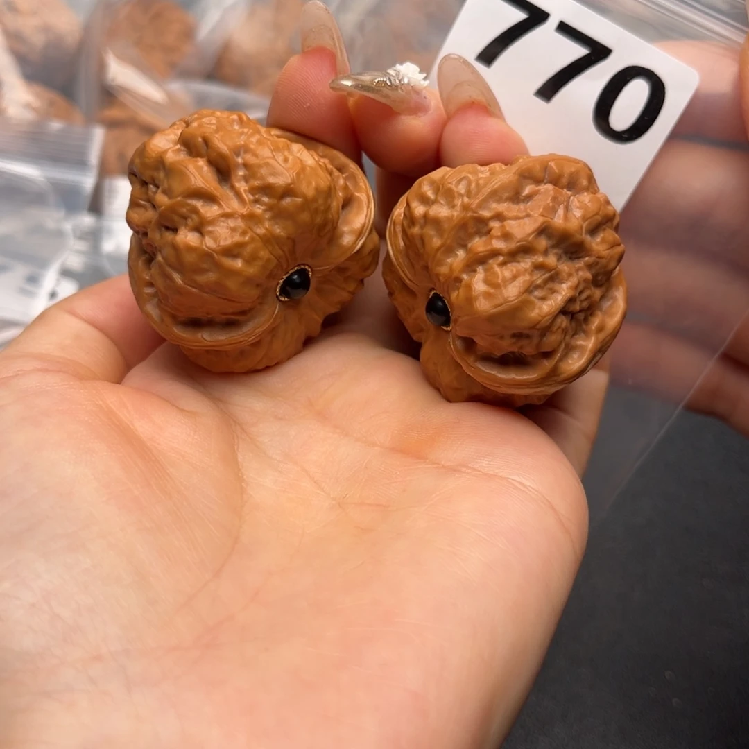 文玩核桃吊坠镶嵌39