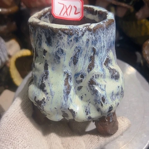 粗陶花盆手工花盆制作就这样