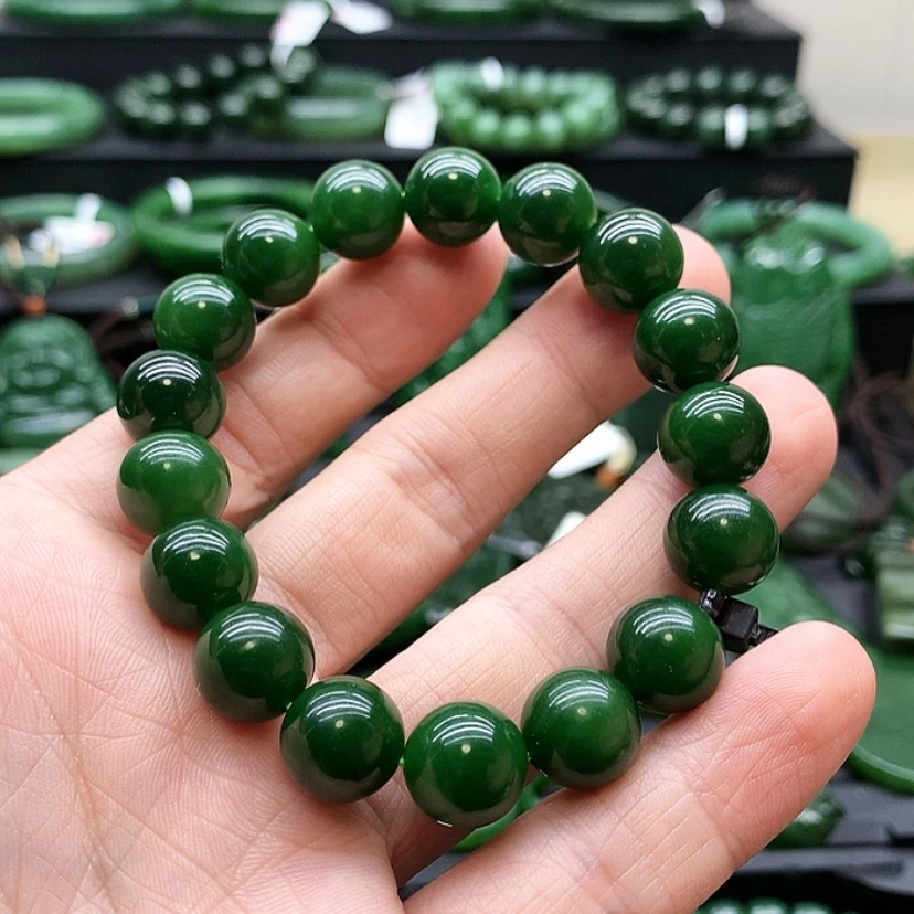 【闪购商品】和田玉（碧玉）手链未镶嵌